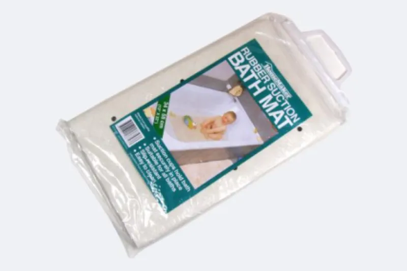 Sygeplejebutikken Badestole*Bademåtte 34 x 58 cm. hvid.