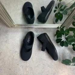 OrtoMed sko Slip On Sko|Sko Med Ekstra Svangstøtte*Ballerina til den brede fod