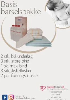 Sygeplejebutikken Barselspakke|Barsel*Barselspakke Basis
