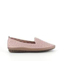 Sygeplejebutikken Sommersko Dame|Gængesål*Beige ballerinasko med fint, perforeret mønster