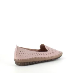 Sygeplejebutikken Sommersko Dame|Gængesål*Beige ballerinasko med fint, perforeret mønster