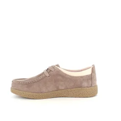 Sygeplejebutikken Sko På Tilbud*Beige ruskindssko med rågummisål