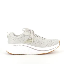 Skechers Sommersko Dame|Sko Til Brede Fødder Og Høj Vrist*Beige Max Cushion sko – optimal støtte og uovertruffen komfort.