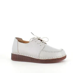 Sygeplejebutikken Sommersko Dame|Stødabsorberende Sko*Beige snøresko i læder med god stødabsorbering.