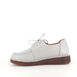 Sygeplejebutikken Sommersko Dame|Stødabsorberende Sko*Beige snøresko i læder med god stødabsorbering.