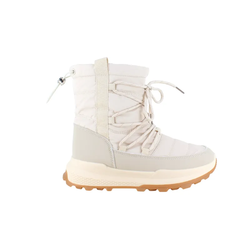 Sygeplejebutikken Billige Vinter Støvler|Vinterstøvler Damer*Beige vinterstøvle med lækkert blødt for