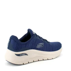 Skechers Sko På Tilbud*Blå herresko fra med ekstra svangstøtte