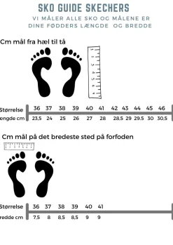 Skechers Sko På Tilbud*Blå herresko fra med ekstra svangstøtte