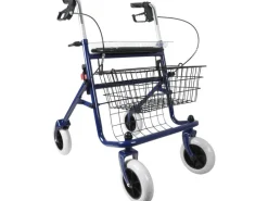 Gima Italy Rollatorer*Blå rolator sammenklaplig