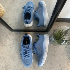 Sygeplejebutikken Sommersko Dame|Kondi Sko*Blå sneakers med åndbar overdel
