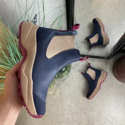 Woden Gummistøvler|Blå Støvler*Blå gummistøvle med svangstøtte