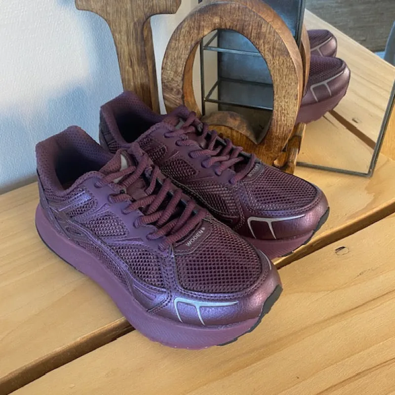 Woden Leddegigt|Hælsporer*Bordeaux sko med god pasform