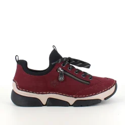 Rieker Diabetes Fødder|Sommersko Dame*Bordeux sneakers fra med god stødabsorbering