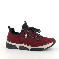 Rieker Diabetes Fødder|Sommersko Dame*Bordeux sneakers fra med god stødabsorbering