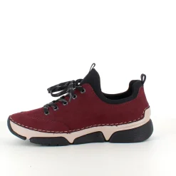 Rieker Diabetes Fødder|Sommersko Dame*Bordeux sneakers fra med god stødabsorbering