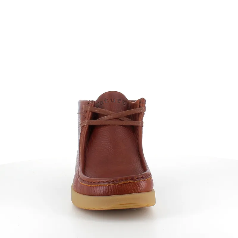 Nature Footwear Stødabsorberende Sko*Brun Nature lædersko med snørelukning