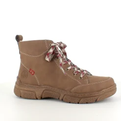 Rieker Kort Støvle Dame|Vinterstøvler Damer*Brun støvle med varmt foer.