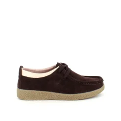 Sygeplejebutikken Sko På Tilbud*Brun ruskindssko med rågummisål