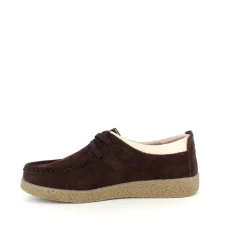 Sygeplejebutikken Sko På Tilbud*Brun ruskindssko med rågummisål