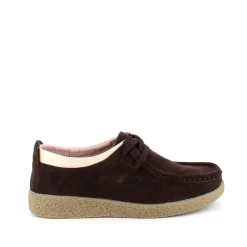 Sygeplejebutikken Sko På Tilbud*Brun ruskindssko med rågummisål