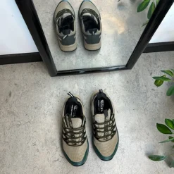 Green Comfort Overgangssko|Sko Til Brede Fødder Og Høj Vrist*Brun vandtæt sko fra med masser af svangstøtte