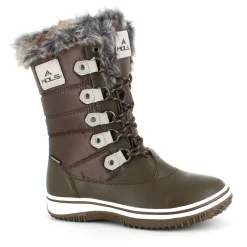 Mols Billige Vinter Støvler|Vinterstøvler Damer*Brun vandtæt vinterstøvle fra