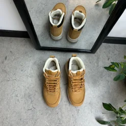 GaitLine Kort Støvle Dame|Vinterstøvler Damer*Brun vinterstøvle fra med gængesål