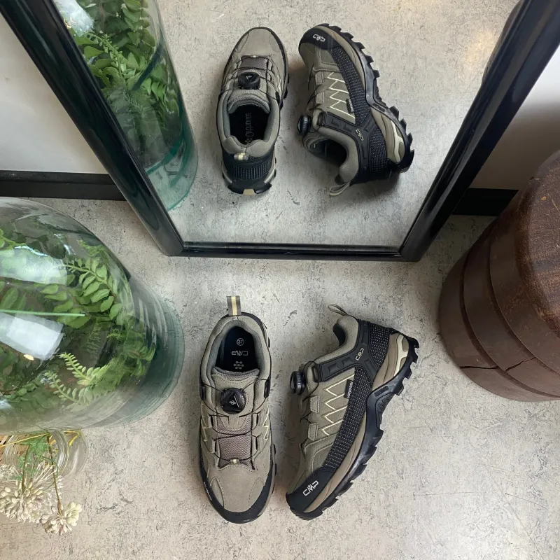 CMP Knyster - Hallux Valgus|Diabetes Fødder*vandtæt vandresko med BOA-lukning i gråbrun