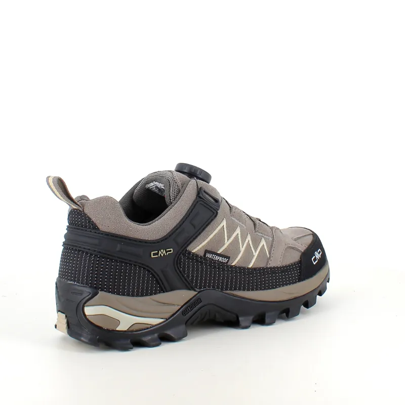 CMP Knyster - Hallux Valgus|Diabetes Fødder*vandtæt vandresko med BOA-lukning i gråbrun