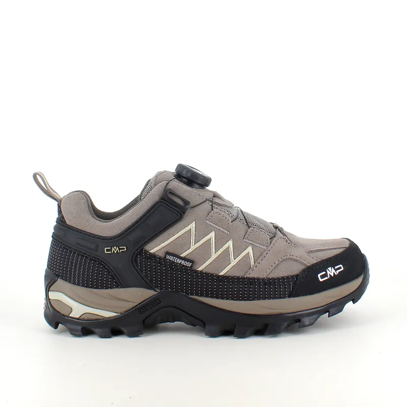 CMP Knyster - Hallux Valgus|Diabetes Fødder*vandtæt vandresko med BOA-lukning i gråbrun