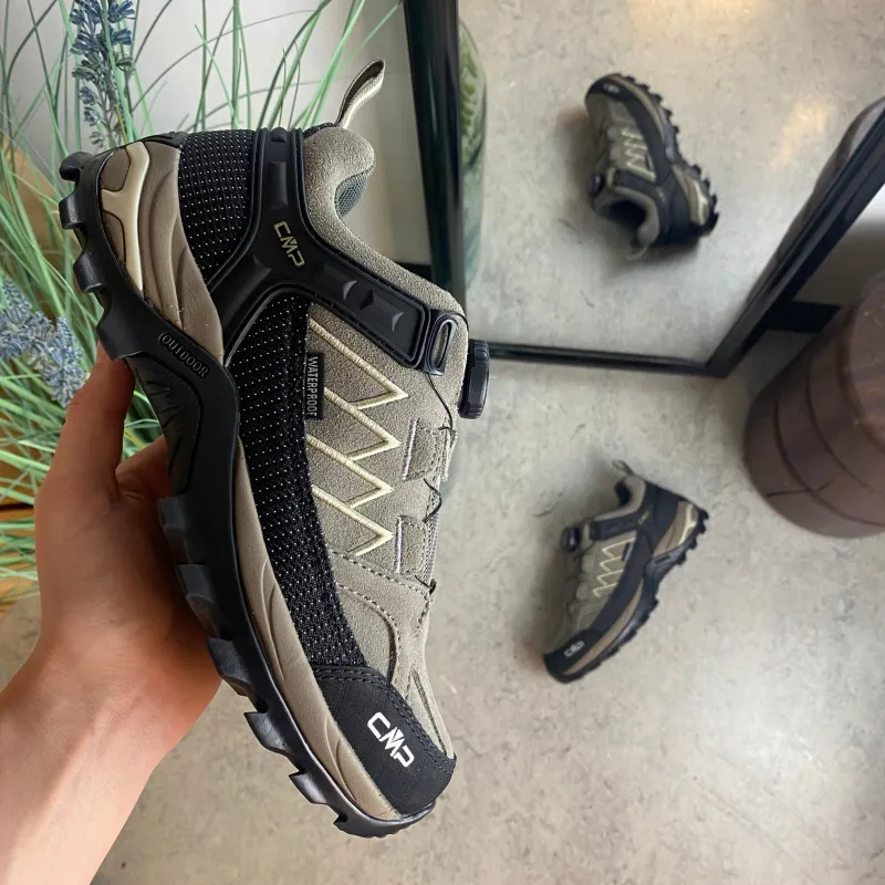 CMP Knyster - Hallux Valgus|Diabetes Fødder*vandtæt vandresko med BOA-lukning i gråbrun