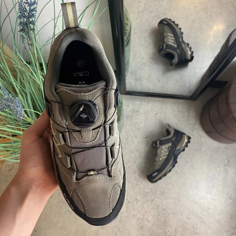 CMP Knyster - Hallux Valgus|Diabetes Fødder*vandtæt vandresko med BOA-lukning i gråbrun