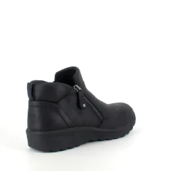 Skechers Kort Støvle Dame|Sorte Støvletter*Elegant sort støvlet med meomory foam fra