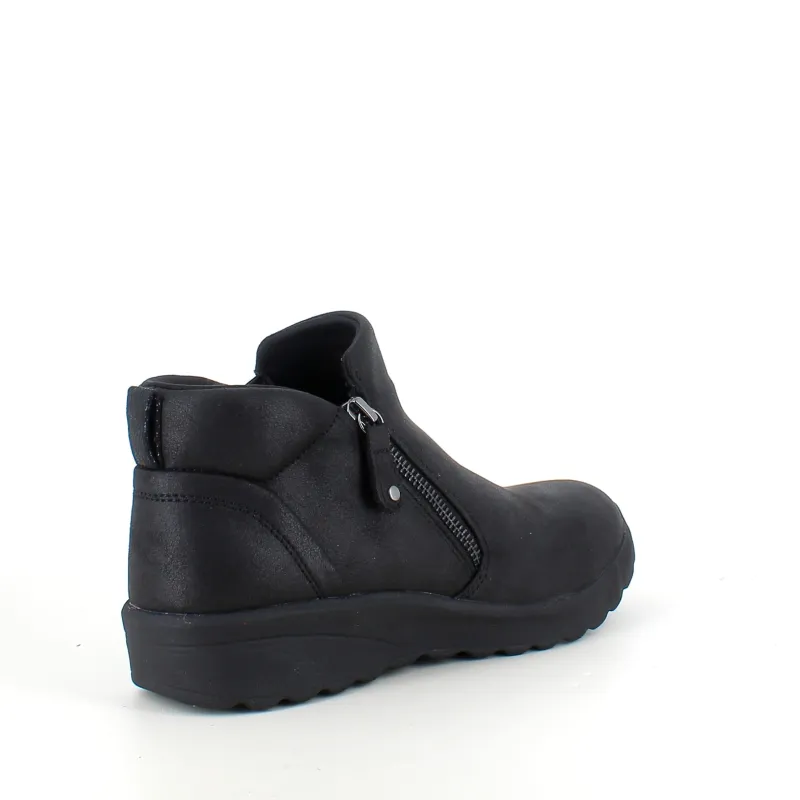 Skechers Kort Støvle Dame|Sorte Støvletter*Elegant sort støvlet med meomory foam fra