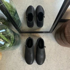 Skechers Kort Støvle Dame|Sorte Støvletter*Elegant sort støvlet med meomory foam fra