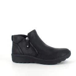 Skechers Kort Støvle Dame|Sorte Støvletter*Elegant sort støvlet med meomory foam fra