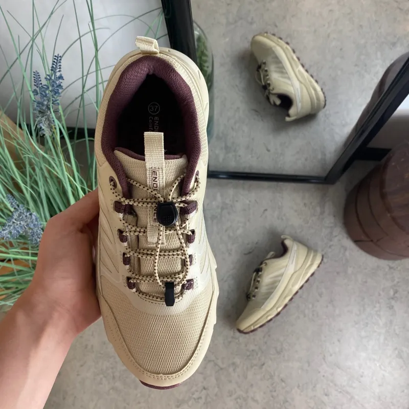 Endurance Vandresko Og Sandaler|Overgangssko*vandtæt sko i beige med stødabsorberende sål