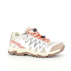 Sygeplejebutikken Sko På Tilbud*Fleksible beige sneakers med elastiksnørebånd.