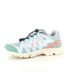 Sygeplejebutikken Sko På Tilbud*Fleksible blå sneakers med elastiksnørebånd.