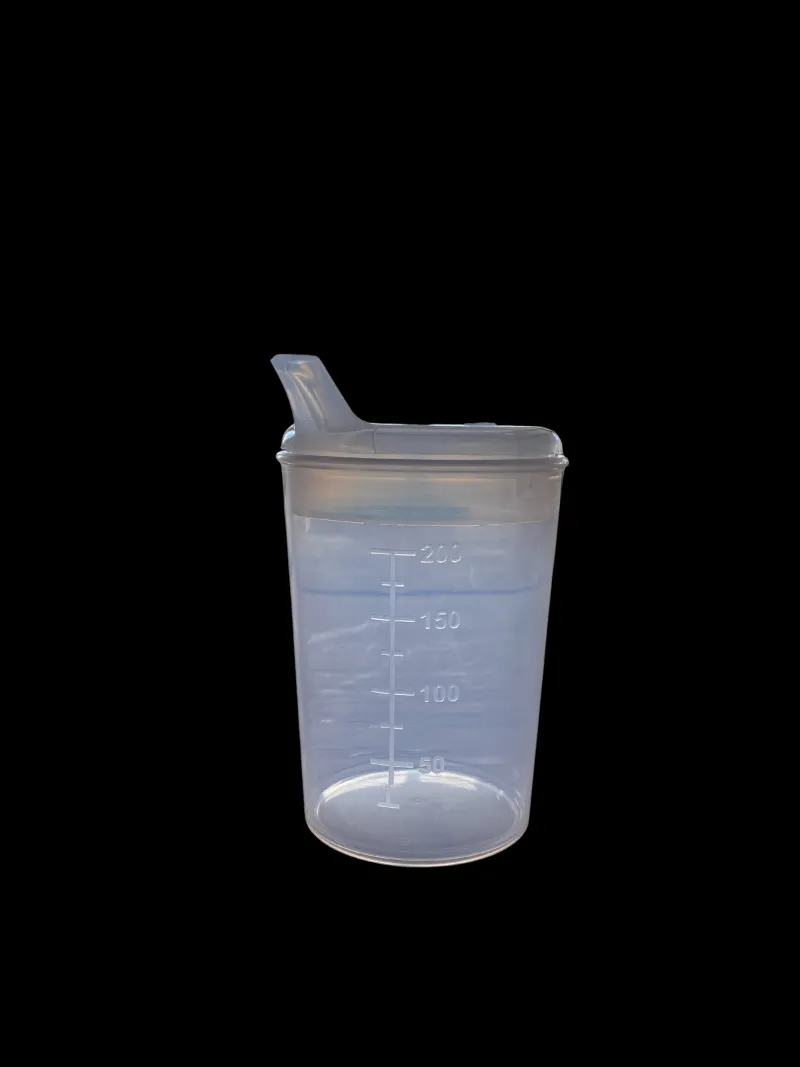 Sygeplejebutikken Hjælpemidler Til Køkkenet*Gennemsigtig tudekop med låg