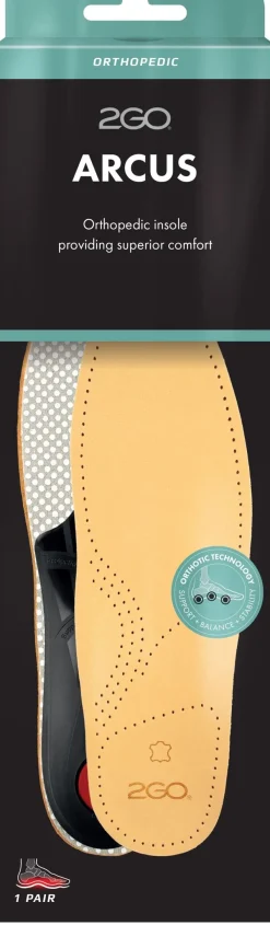 2Go Svangsål|Såler*letvægtssål i skind med god svangstøtte