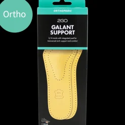 2Go Såler*ortopædisk 3/4 sål i læder med pelotte