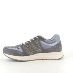 Woden Sommersko Dame|Overgangssko*Grå letvægtssko i åndbart materiale fra .