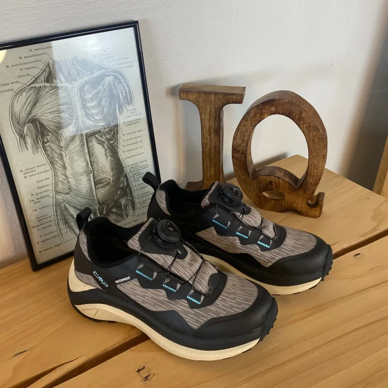 CMP Knyster - Hallux Valgus|Diabetes Fødder*Grå, vandtætte vandresko fra med BOA-lukning