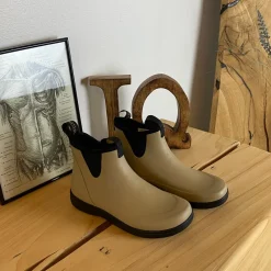 Green Comfort Gummistøvler|Gelsål*gummistøvle i beige med svangstøtte