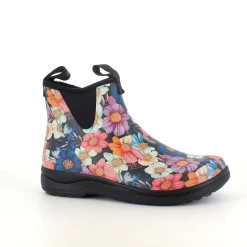Green Comfort Gummistøvler|Sko Med Ekstra Svangstøtte*gummistøvle i blomsterprint med svangstøtte