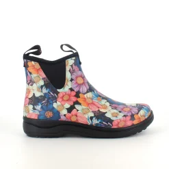Green Comfort Gummistøvler|Sko Med Ekstra Svangstøtte*gummistøvle i blomsterprint med svangstøtte