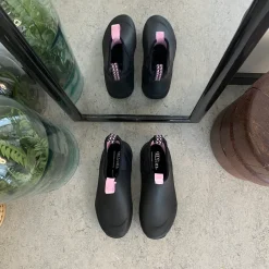 Green Comfort Gummistøvler|Kort Støvle Dame*gummistøvle med Støt Brysterne detaljer