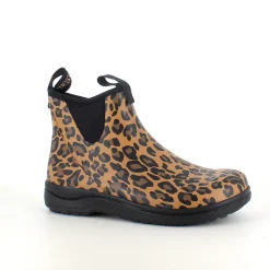 Green Comfort Gummistøvler|Sko Med Ekstra Svangstøtte*gummistøvle i leopardprint med svangstøtte