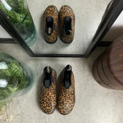 Green Comfort Gummistøvler|Sko Med Ekstra Svangstøtte*gummistøvle i leopardprint med svangstøtte
